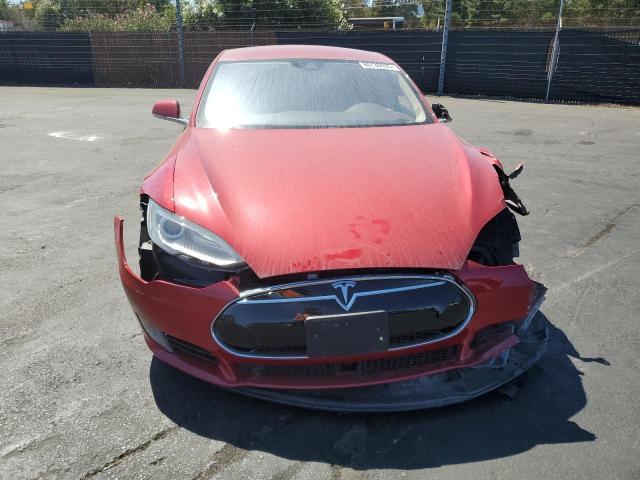5YJSA1E29FF107399 - 2015 TESLA MODEL S 红色 照片 5