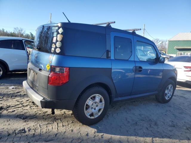 5J6YH28338L011679 - 2008 HONDA ELEMENT LX BLUE photo 3