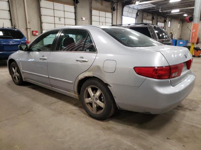 1HGCM56725A081640 - 2005 HONDA ACCORD EX SILVER photo 2