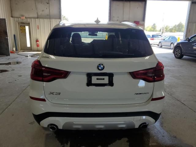 5UXTR9C56KLP80777 - 2019 BMW X3 XDRIVE30I WHITE photo 6