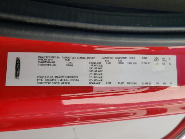 3ALACWFCXJDKA7939 - 2018 FREIGHTLINER M2 106 MEDIUM DUTY RED photo 13