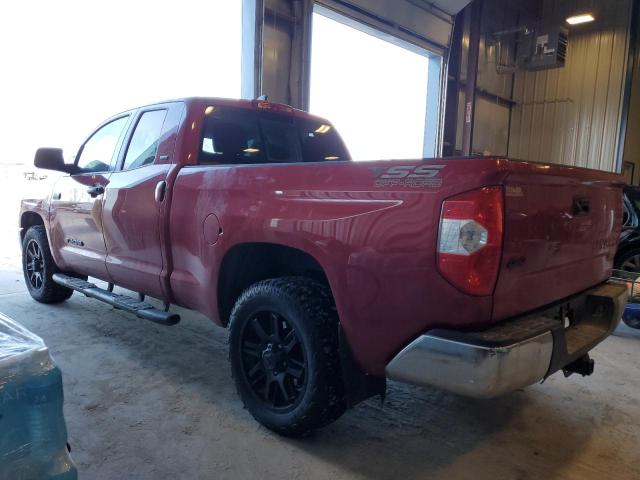 5TFUY5F11MX958729 - 2021 TOYOTA TUNDRA DOUBLE CAB SR/SR5 RED photo 2