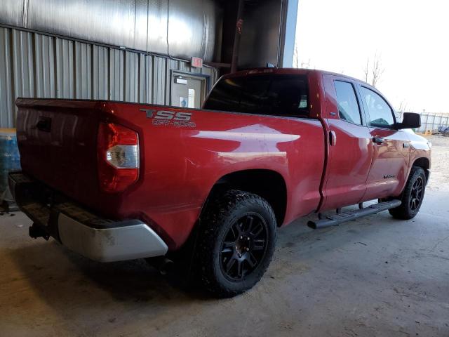 5TFUY5F11MX958729 - 2021 TOYOTA TUNDRA DOUBLE CAB SR/SR5 RED photo 3