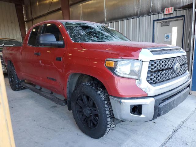 5TFUY5F11MX958729 - 2021 TOYOTA TUNDRA DOUBLE CAB SR/SR5 RED photo 4