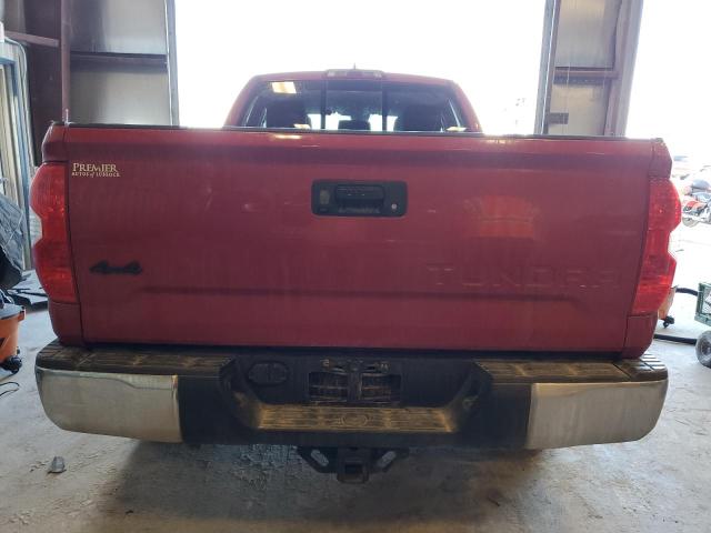 5TFUY5F11MX958729 - 2021 TOYOTA TUNDRA DOUBLE CAB SR/SR5 RED photo 6