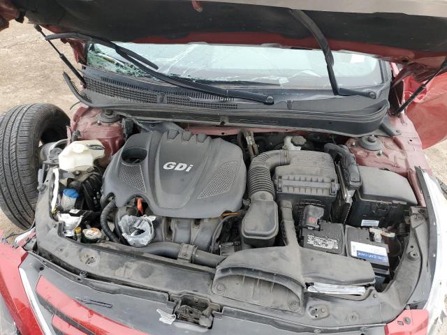 5NPEB4AC4EH862003 - 2014 HYUNDAI SONATA GLS RED photo 11