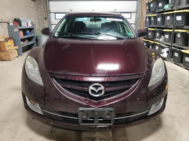 1YVHZ8CHXA5M55221 - 2010 MAZDA 6 I BURGUNDY photo 5