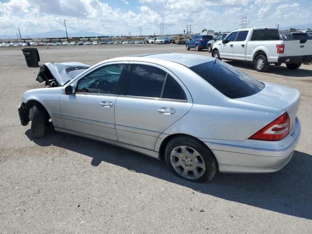 WDBRF54H66A850834 - 2006 MERCEDES-BENZ C 280 SILVER photo 2