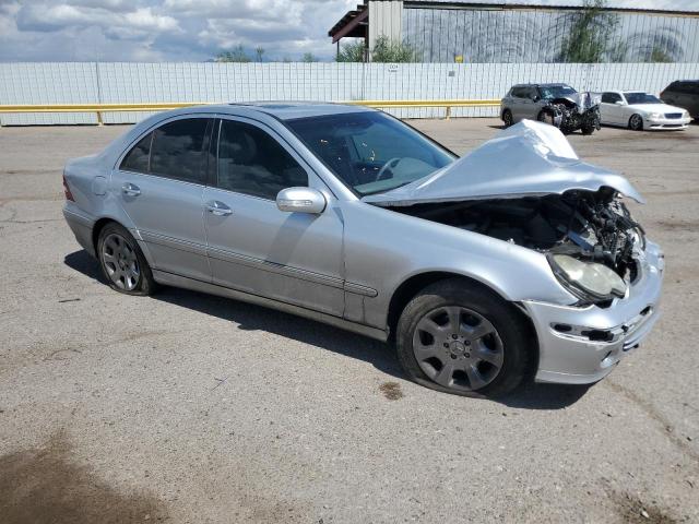 WDBRF54H66A850834 - 2006 MERCEDES-BENZ C 280 SILVER photo 4
