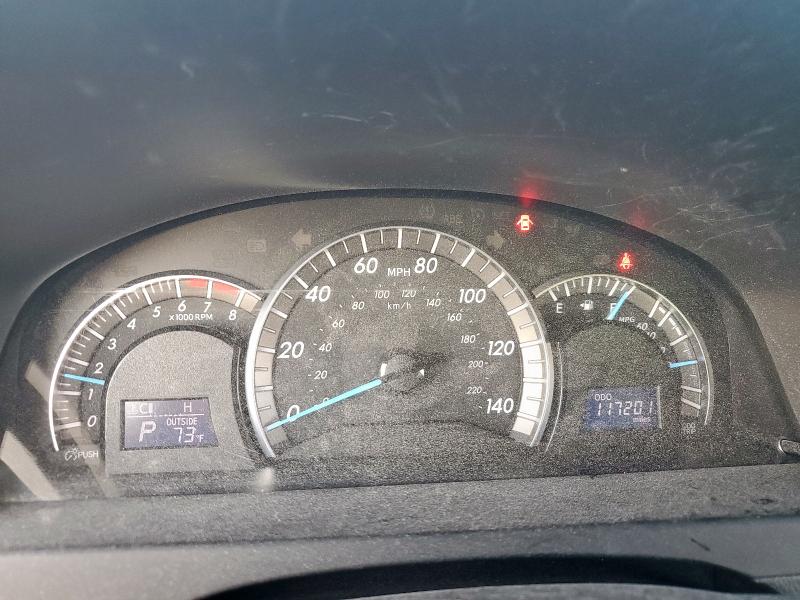 4T1BF1FK4CU615861 - 2012 TOYOTA CAMRY BASE GRAY photo 9