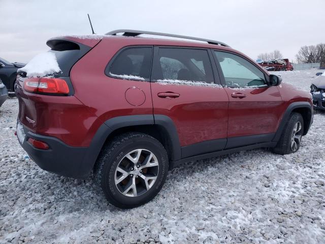 1C4PJMBS0HW515669 - 2017 JEEP CHEROKEE TRAILHAWK მუქწითელი ფოტო 3