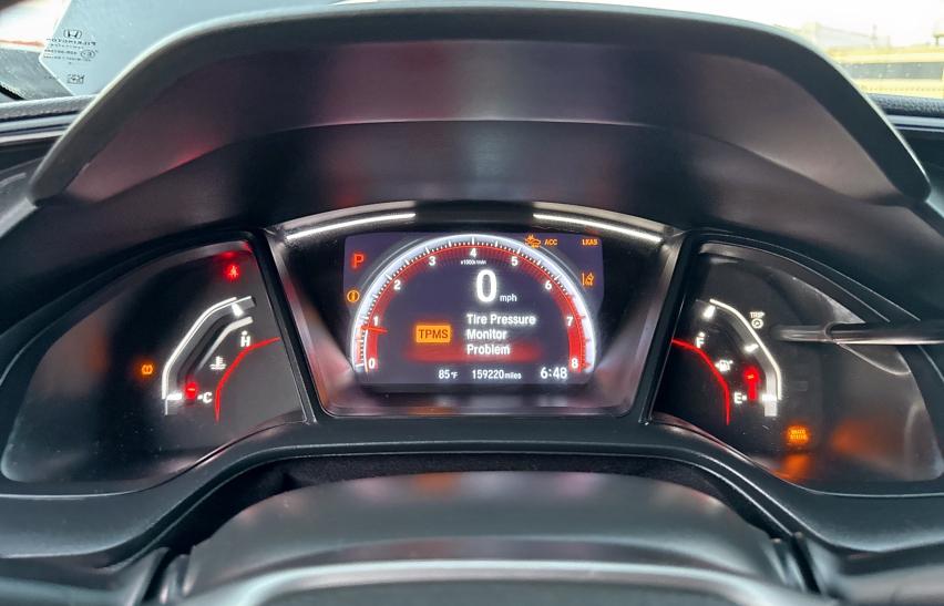 SHHFK7H41KU222263 - 2019 HONDA CIVIC SPORT Szary zdjęcie 8