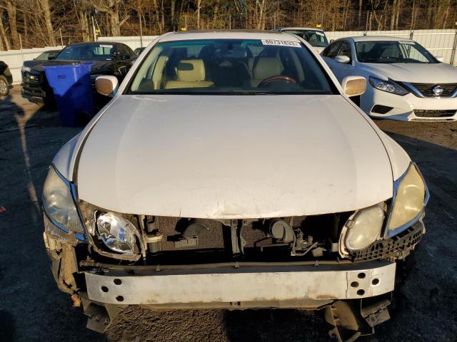 JTHBN96S865015198 - 2006 LEXUS GS 430 WHITE photo 5