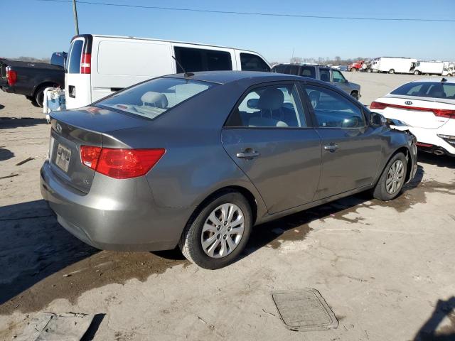 KNAFU4A26A5054653 - 2010 KIA FORTE EX GRAY photo 3