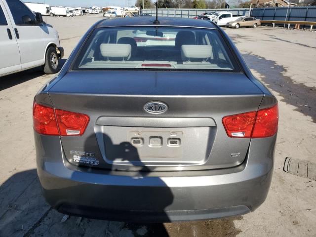 KNAFU4A26A5054653 - 2010 KIA FORTE EX GRAY photo 6