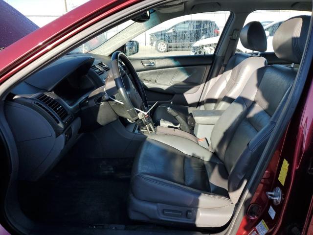 1HGCM55874A168314 - 2004 HONDA ACCORD EX BURGUNDY photo 7