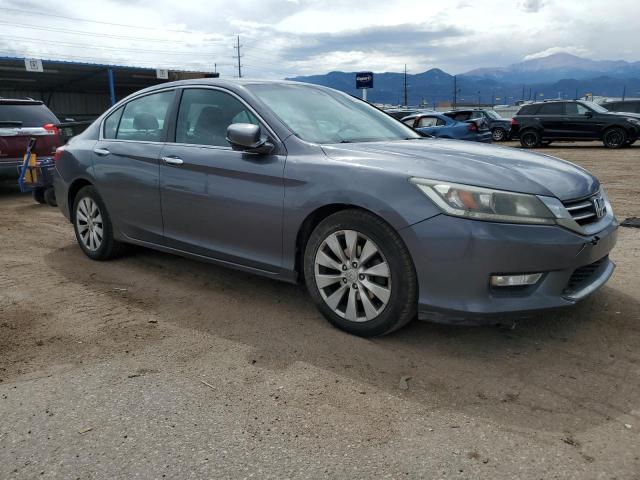 1HGCR2F84DA017624 - 2013 HONDA ACCORD EXL GRAY photo 4