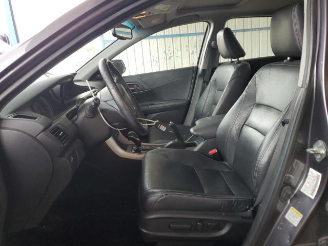 1HGCR2F84DA017624 - 2013 HONDA ACCORD EXL GRAY photo 7