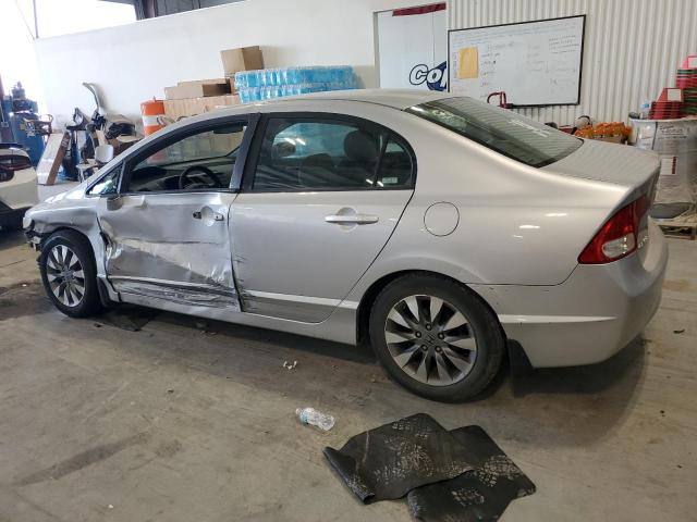 1HGFA16839L029323 - 2009 HONDA CIVIC EX SILVER photo 2
