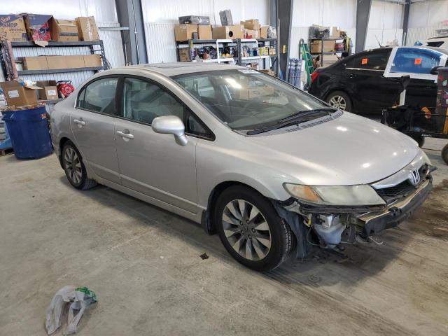 1HGFA16839L029323 - 2009 HONDA CIVIC EX SILVER photo 4