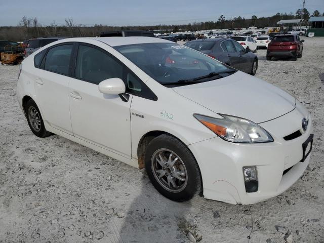 JTDKN3DUXB0257162 - 2011 TOYOTA PRIUS WHITE photo 4