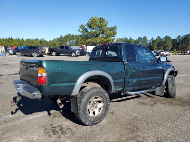 5TESN92N72Z013788 - 2002 TOYOTA TACOMA XTRACAB PRERUNNER GREEN photo 3