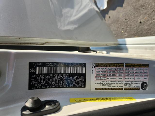 JTNKARJE0HJ549817 - 2017 TOYOTA COROLLA IM 白色 照片 13