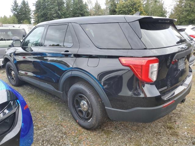 1FM5K8AB6MGC39432 - 2021 FORD EXPLORER POLICE INTERCEPTOR أسود صورة 2