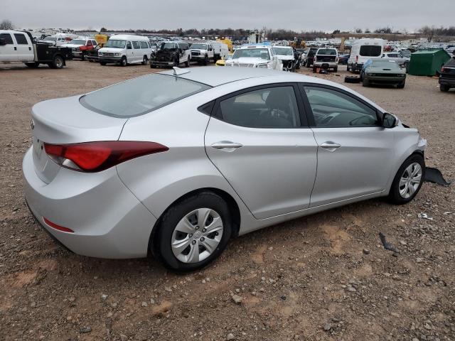 5NPDH4AE1GH685702 - 2016 HYUNDAI ELANTRA SE SILVER photo 3