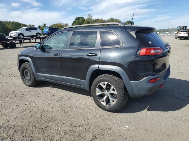 1C4PJMBS3FW757062 - 2015 JEEP CHEROKEE TRAILHAWK BLACK photo 2