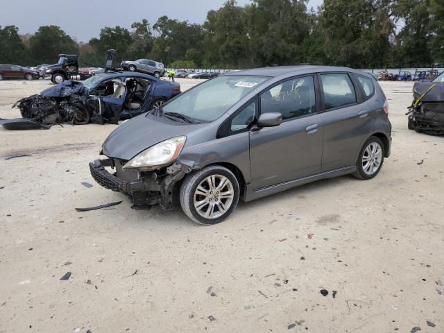 JHMGE8H55BC006567 - 2011 HONDA FIT SPORT GRAY photo 1