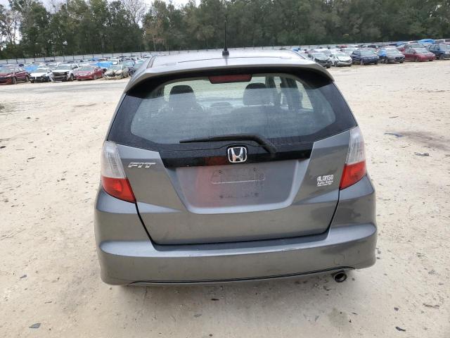 JHMGE8H55BC006567 - 2011 HONDA FIT SPORT GRAY photo 6