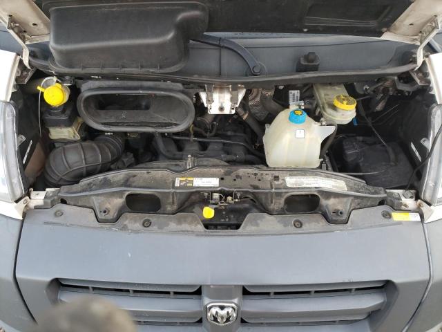 3C6TRVDG7FE502518 - 2015 RAM PROMASTER 2500 HIGH თეთრი ფოტო 12
