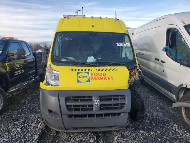 3C6TRVDG6JE159905 - 2018 RAM PROMASTER 2500 HIGH YELLOW photo 5
