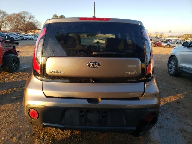 KNDJN2A29K7687295 - 2019 KIA SOUL GRAY photo 6