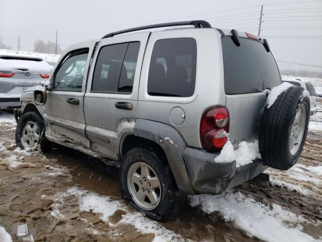 1J4GL48K65W601186 - 2005 JEEP LIBERTY SPORT SILVER photo 2