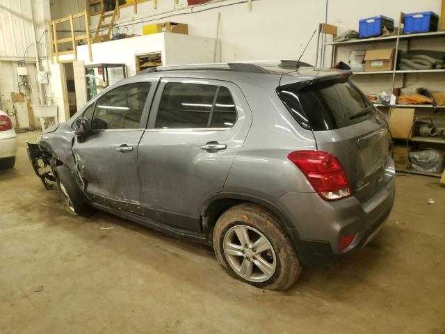 3GNCJPSB3LL229899 - 2020 CHEVROLET TRAX 1LT GRAY photo 2