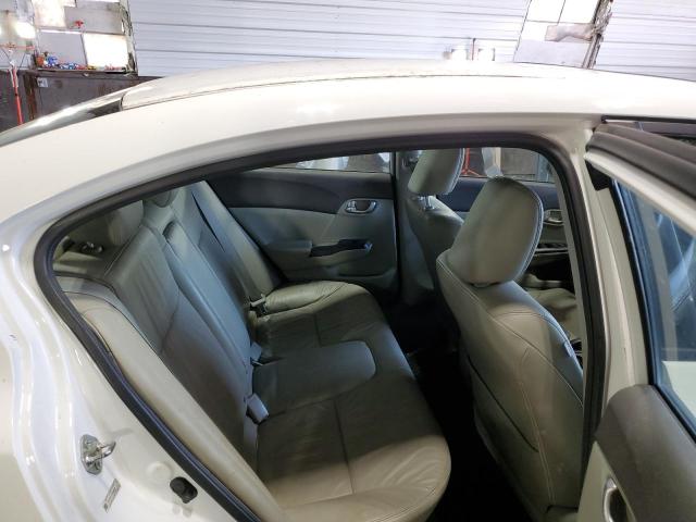 19XFB2F91CE366289 - 2012 HONDA CIVIC EXL WHITE photo 10