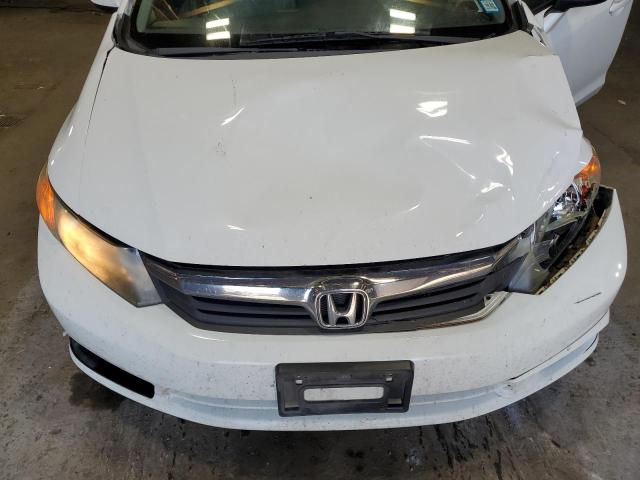 19XFB2F91CE366289 - 2012 HONDA CIVIC EXL WHITE photo 11