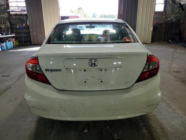 19XFB2F91CE366289 - 2012 HONDA CIVIC EXL WHITE photo 6