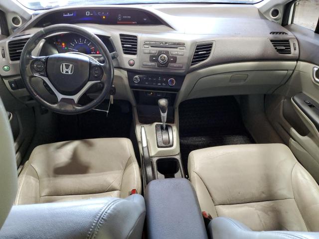 19XFB2F91CE366289 - 2012 HONDA CIVIC EXL WHITE photo 8