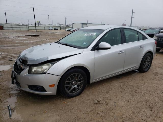 1G1PH5SCXC7126852 - 2012 CHEVROLET CRUZE LTZ SILVER photo 1