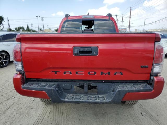 3TMBZ5DN1NM035345 - 2022 TOYOTA TACOMA DOUBLE CAB RED photo 6