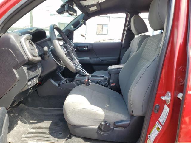 3TMBZ5DN1NM035345 - 2022 TOYOTA TACOMA DOUBLE CAB RED photo 7