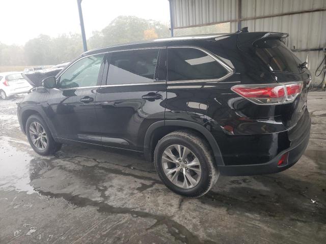 5TDKKRFH4FS056789 - 2015 TOYOTA HIGHLANDER XLE BLACK photo 2