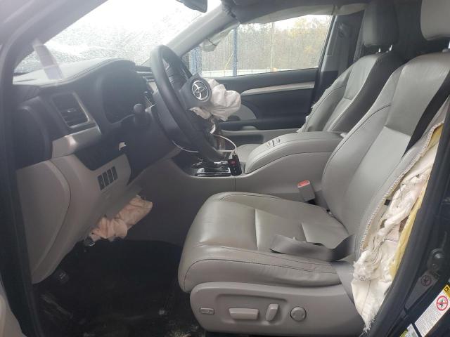 5TDKKRFH4FS056789 - 2015 TOYOTA HIGHLANDER XLE BLACK photo 7