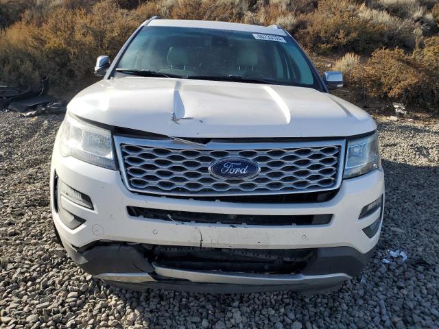 1FM5K8HT6GGC59909 - 2016 FORD EXPLORER PLATINUM WHITE photo 5