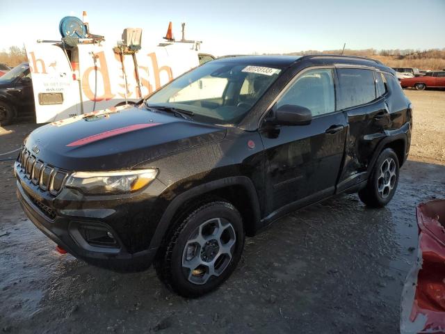 3C4NJDDB4NT167610 - 2022 JEEP COMPASS TRAILHAWK BLACK photo 1