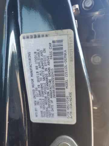 1NXBR18EXXZ210415 - 1999 TOYOTA COROLLA VE 绿色 照片 12