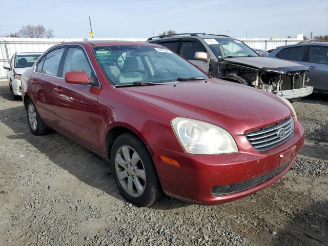 KNAGE124585214824 - 2008 KIA OPTIMA LX RED photo 4